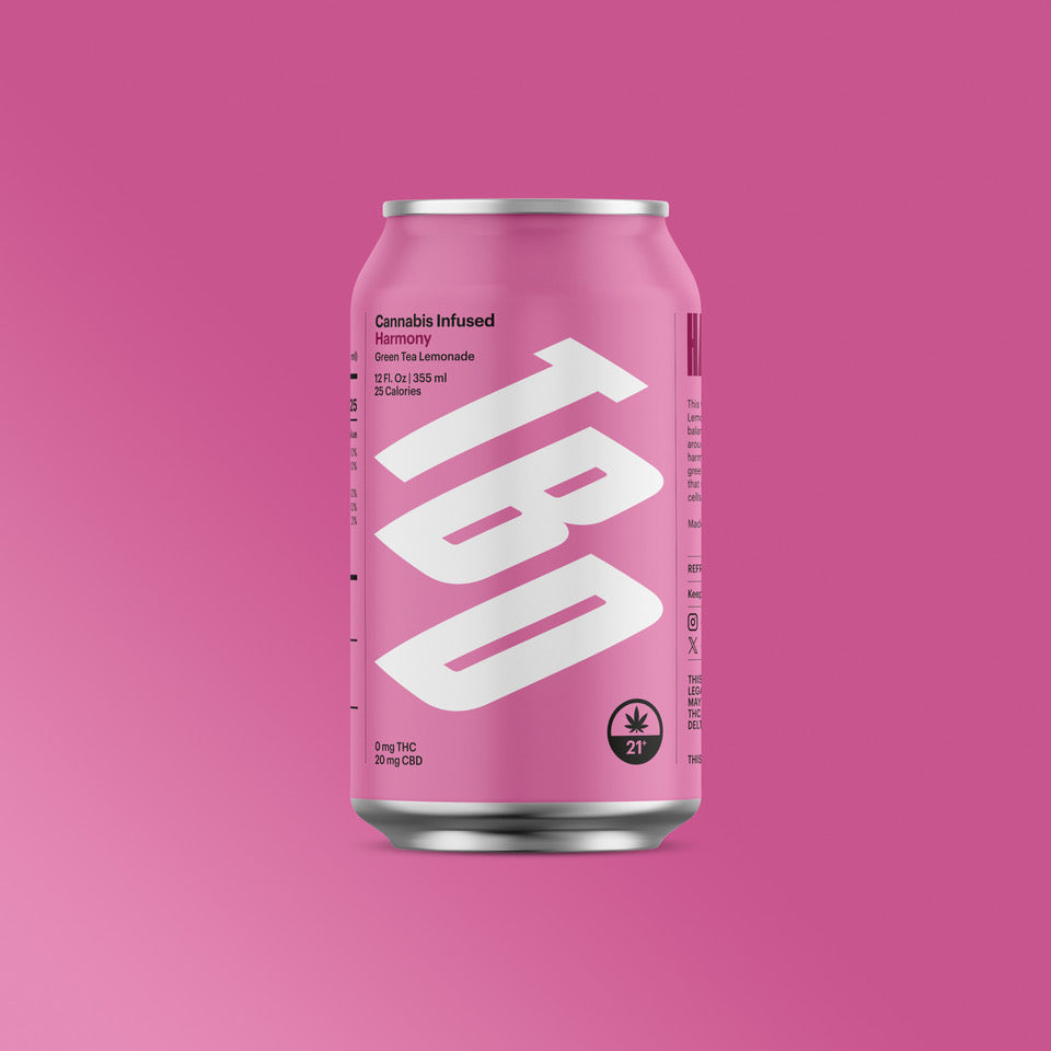 CBD Infused Green Tea Lemonade Harmony 0:20 (12-pack)