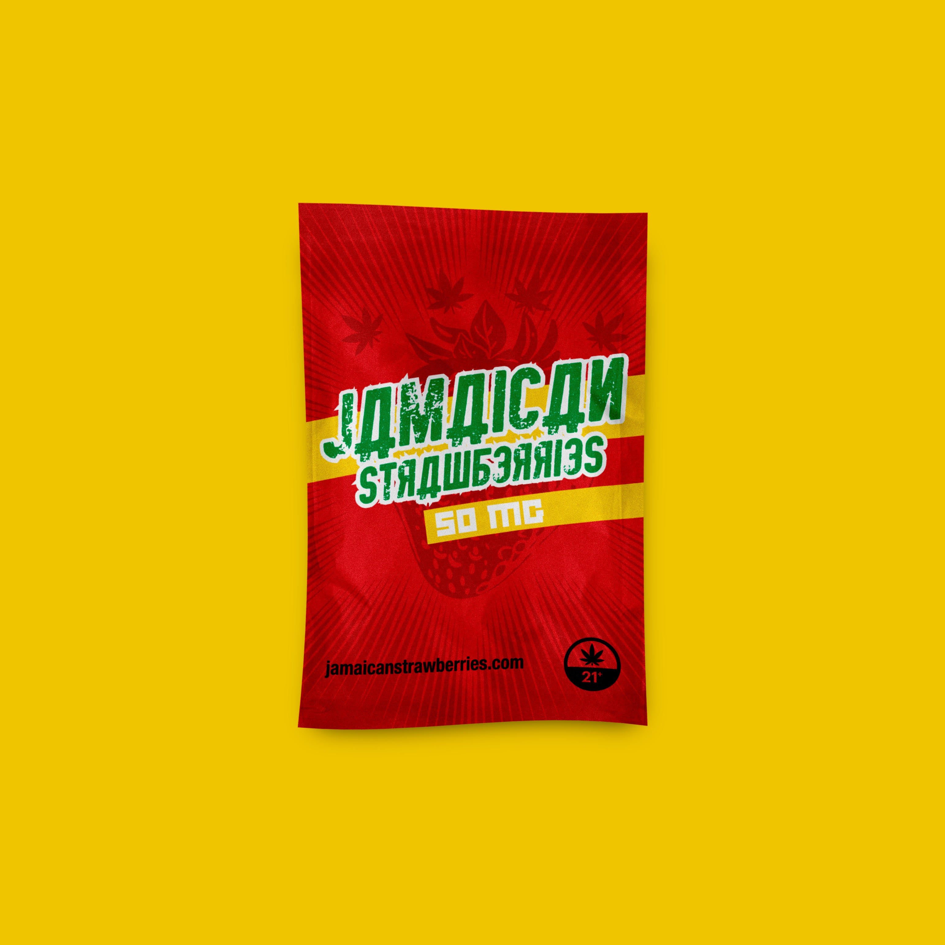 Jamaican Strawberries Dispenser Box 25:25